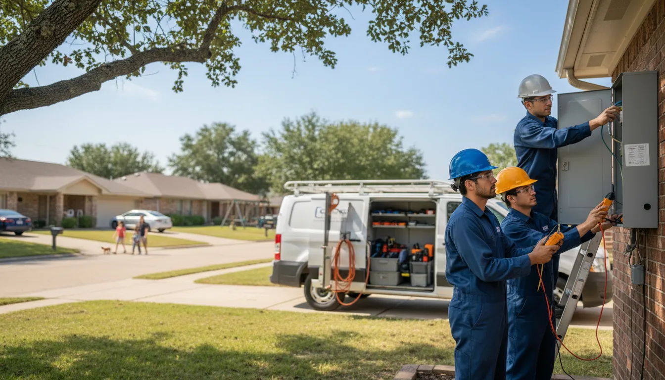 Certified electrician providing emergency electrical services in Gate, OK
